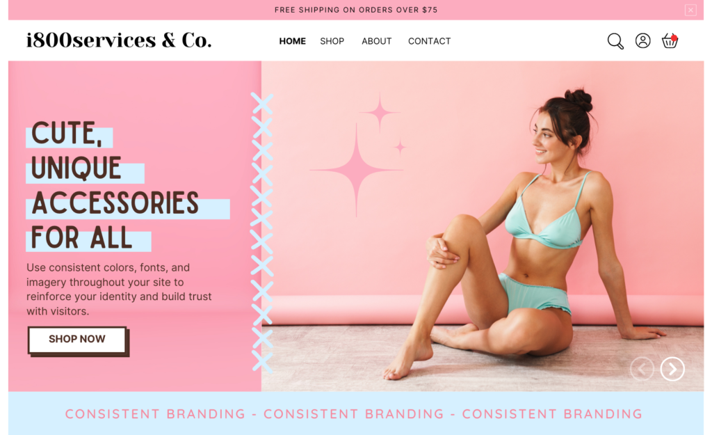 Consistent Branding for Ecommerce