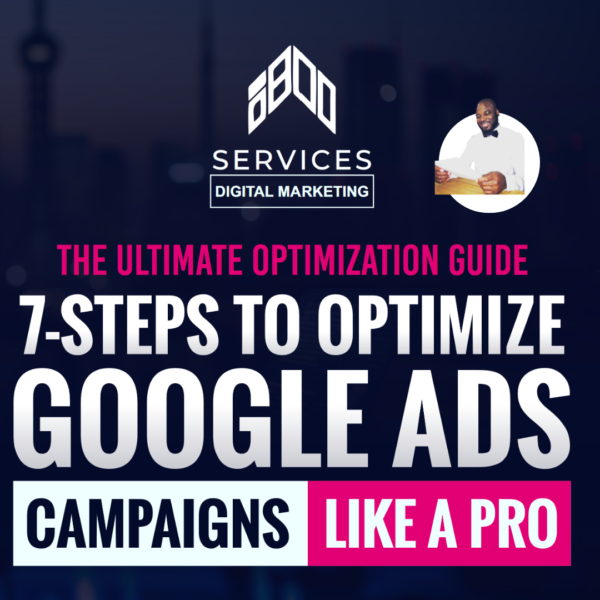 7-STEPS TO OPTIMIZE GOOGLE ADS CAMPAIGNS LIKE A PRO